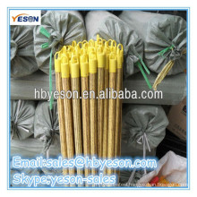wooden colour pvc coated broom handles